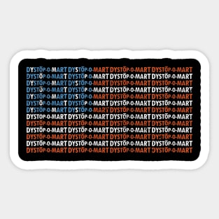 Dystopomart North American Habitable Zones Flag Sticker